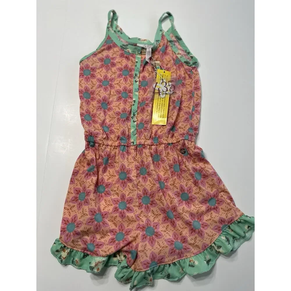 Matilda Jane Camp MJC Overnight Express Pajamas Romper Girls 10 NWT - Picture 2 of 4